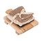 Hello Honey Mango Wood Cheese Board and 3-Piece Stonewashed Cotton Tea Towel Set